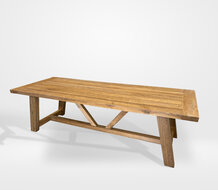 Reteak Teguh dining tuintafel 260x100 cm