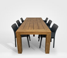 Hartman Evelyn Xerix / Bellusco 240 cm &ndash; 7-delige dining tuinset