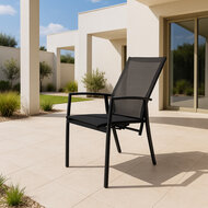 SenS-Line Nino dining tuinstoel verstelbaar - antraciet