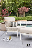 Apple Bee Condor 6-delige loungeset - Oyster - (incl. Bee Wett cushion Cotton Flower)