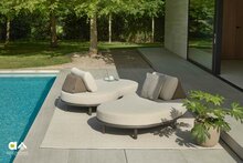 Apple Bee buitenkleed cross 300x200 cm - Oyster