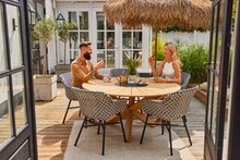 Hartman Provence ⌀150cm dining tuintafel - granieten inlay