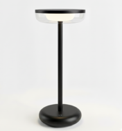 Zoluna Tafellamp Bobbie zwart - Oplaadbaar