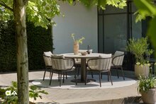 Apple Bee Pine Key dining tuinstoel - Bronze- (Incl. Bee wett kussens Nature)