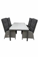 Solterra Meloneras/Jill 160 cm 4-delige dining tuinset