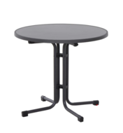 Siena Garden Paco klaptafel &Oslash;80cm - antraciet