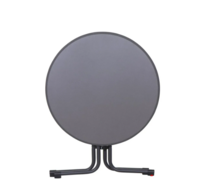 Siena Garden Paco klaptafel &Oslash;80cm - antraciet