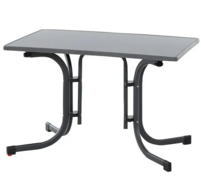 Siena Garden Paco klaptafel 110x70cm - antraciet