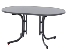 Siena Garden Paco klaptafel 140x90cm - antraciet