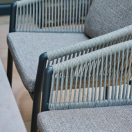 Siena Garden Merano dining tuinstoel - Antraciet