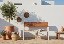 MaximaVida Bermuda tuinbank 120cm - Ivory