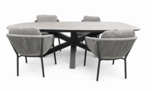 Siena Garden Merano/Donna 5-delige dining tuinset