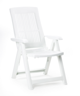 Tuinzitters standenstoel - wit