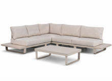 Barths Porto loungeset 3-delig incl. tafel - Sand