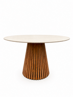 Reteak Solero &Oslash;120cm dining tuintafel 