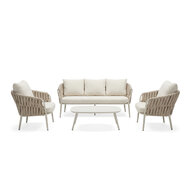 Barths Torino loungeset 4-delig - Sand