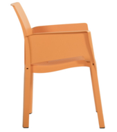 Hartman Evelyn Stapelbare Tuinstoel Indian Orange