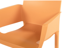 Hartman Evelyn Stapelbare Tuinstoel Indian Orange