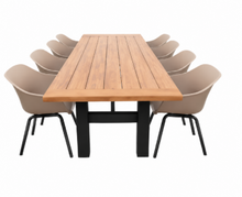 Hartman Iris/Yasmani 300 cm 9-delige dining tuinset