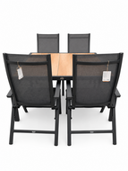 Siena garden Tauro/Pronto 147 cm 5-delige dining tuinset
