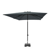 Madison Moraira Push-up stokparasol 230 &times; 230 cm &ndash; Grey (excl. voet)