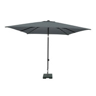 Madison Corsica Push-up stokparasol 200 &times; 250 cm &ndash; Grey (excl. voet)