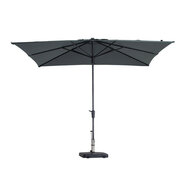 Madison Syros Luxe stokparasol 280 &times; 280 cm &ndash; Grey (excl. voet)