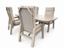 Sens-Line Valencia dining tuinset 220cm 5-delig - sand