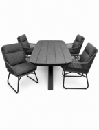Sens-Line Irene/Bradford 220cm 5-delige dining tuinset 
