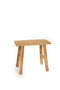 Teak Houten Mini Bank Demi - 30x16x30 cm