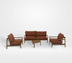 Hartman Ubud 4-delige loungeset Rood 