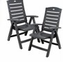Hartman Florion SL Royal Grey - Set van 2 Stuks - Verstelbare Tuinstoel - 5 Standen Verstelbaar 