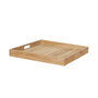 Teak dienblad Kirsten &ndash; gerecycled teak &ndash; 50 x 50 cm