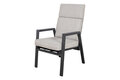 SenS-Line Milano verstelbare tuinstoel - Verstelbare tuinstoel -Aluminium-lightgrey 