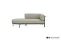 Apple Bee Maui chaise lounge rechts - taupe - rope midgrey (incl. Bee Wett cushion Smoked Grey)
