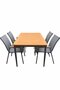 Sens-Line Texas/Silencio 160x90 cm 5-delige dining tuinset