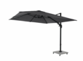 Siena Garden Fagus N+ zweefparasol 300x300cm antraciet - incl. verrijdbare betonvoet 90kg