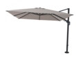 Siena Garden Fagus N+ zweefparasol 300x300cm grijs - incl. kruisvoet