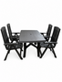 Tuinzitters 5-delige dining tuinset 