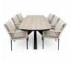 Sens-Line Bari/Donna 220cm 7-delige dining tuinset