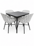 Hartman Delphine/Sophie studio 100 cm 5-delige dining tuinset