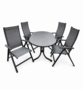 Siena Garden Tauro/Paco 140cm 5-delig dining tuinset