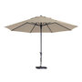 Madison Timor Luxe stokparasol &Oslash;400 cm &ndash; Ecru (excl. voet)