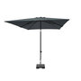Madison Moraira Push-up stokparasol 230 &times; 230 cm &ndash; Grey (excl. voet)