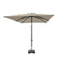 Madison Moraira Push-up stokparasol 230 &times; 230 cm &ndash; Ecru (excl. voet)