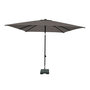 Madison Corsica Push-up stokparasol 200 &times; 250 cm &ndash; Taupe (excl. voet)