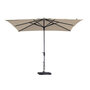 Madison Syros Luxe stokparasol 280x280 cm &ndash; Ecru (excl. voet)